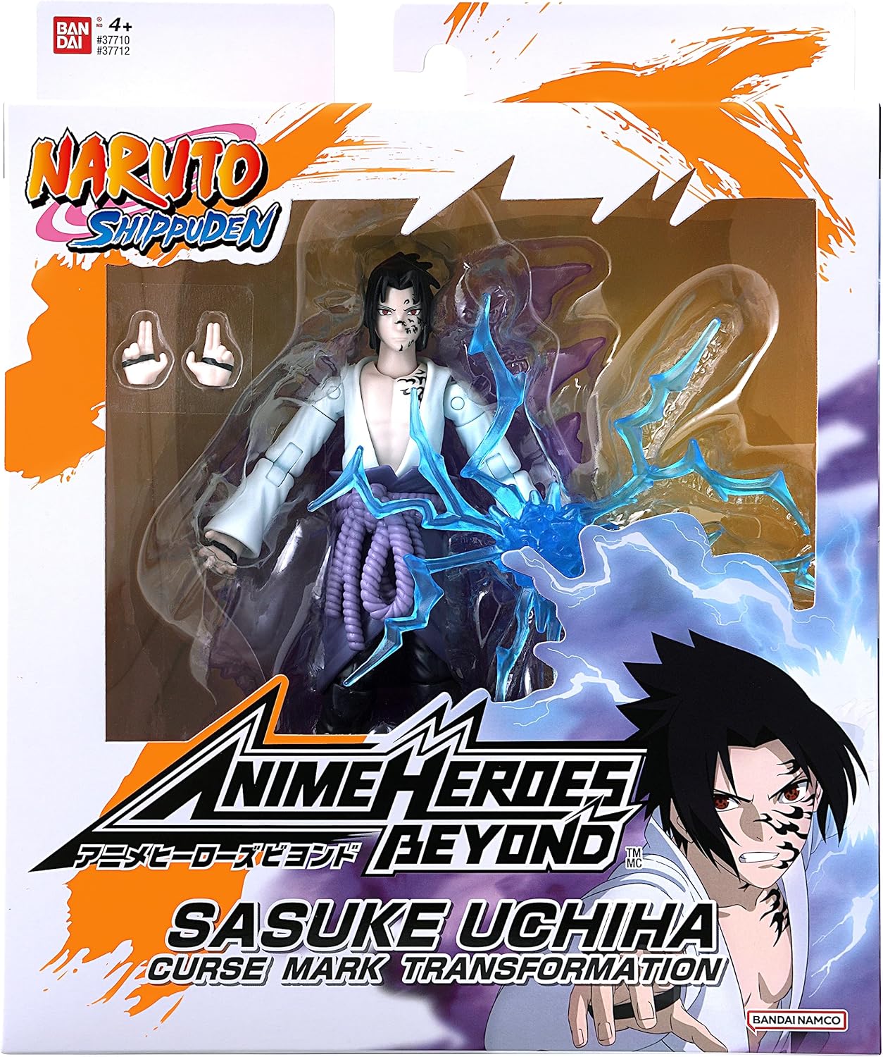 Naruto Sasuke Uchiha con transformación del Sello Maldito Original Bandai Namco 