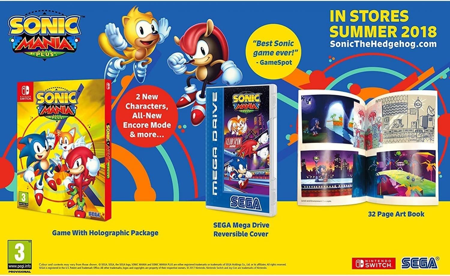 Sonic Mania Plus - Switch 