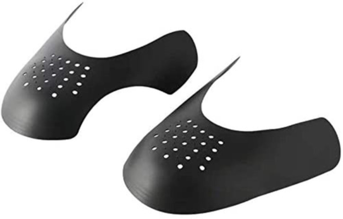 2 Pares Protector De Tenis Antiarrugas negro