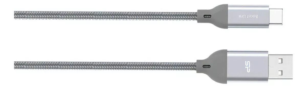 SILICON CABLE MICRO USB LK30 NYLON 1M G SPLK30-CUSBG