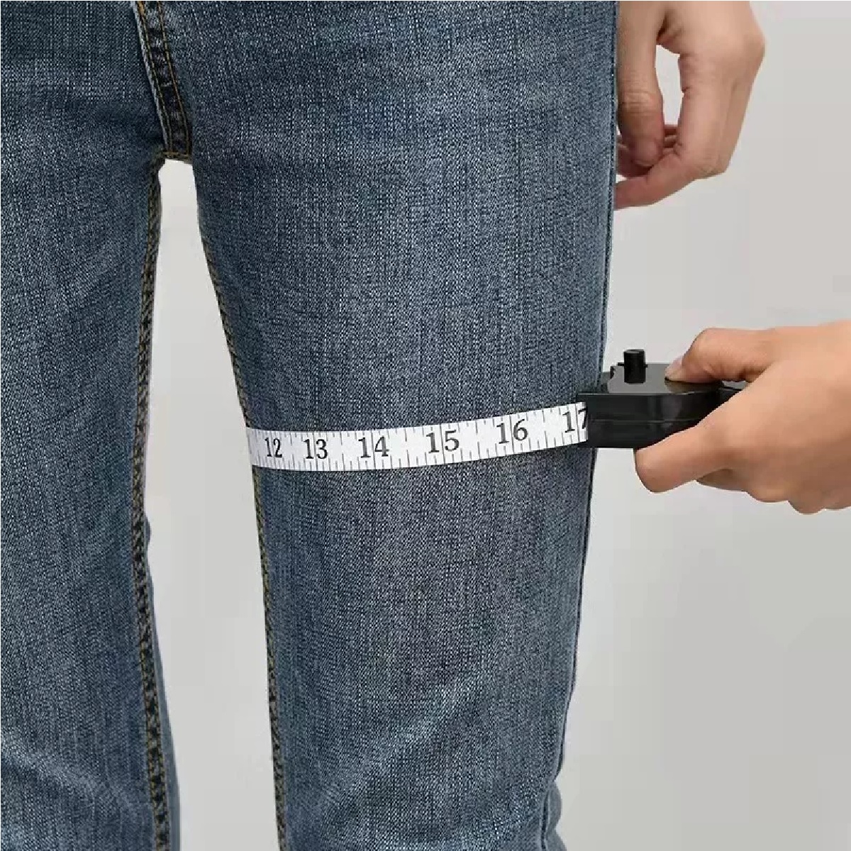 Calibrador De Grasa Corporal Negro 80mm+cinta Métrica 152cm