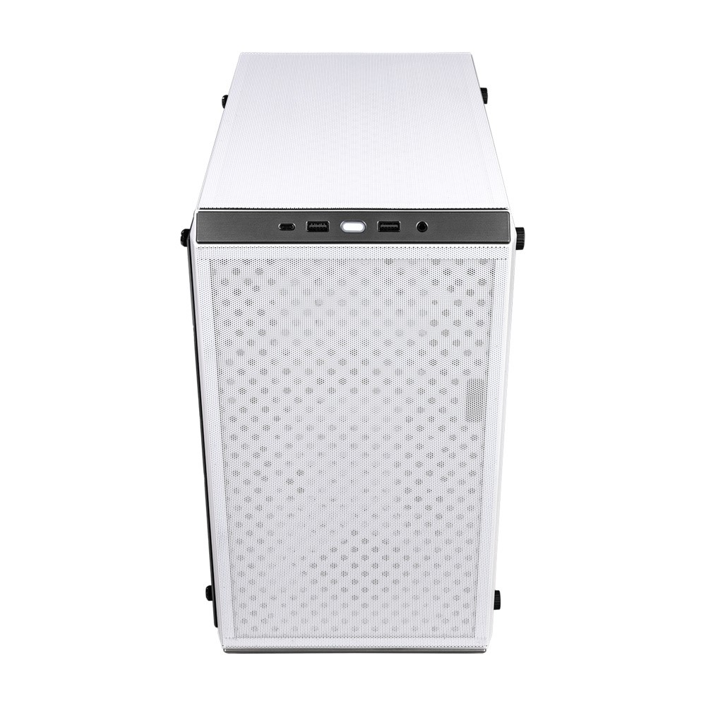 Gabinete Cooler Master MasterBox Q300L V2 con Ventana, Mini-Tower, Micro-ATX/Mini-ITX, USB 3.2, sin Fuente, 1 Ventilador Instalado, Blanco. 