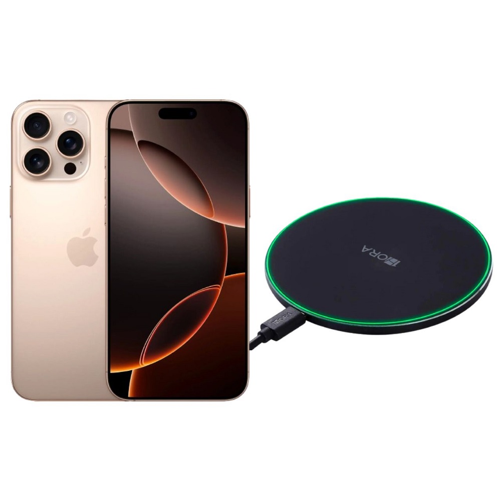 iPhone 16 Pro Max 256GB Desierto CHIP Desbloqueado + Cargador Genérico