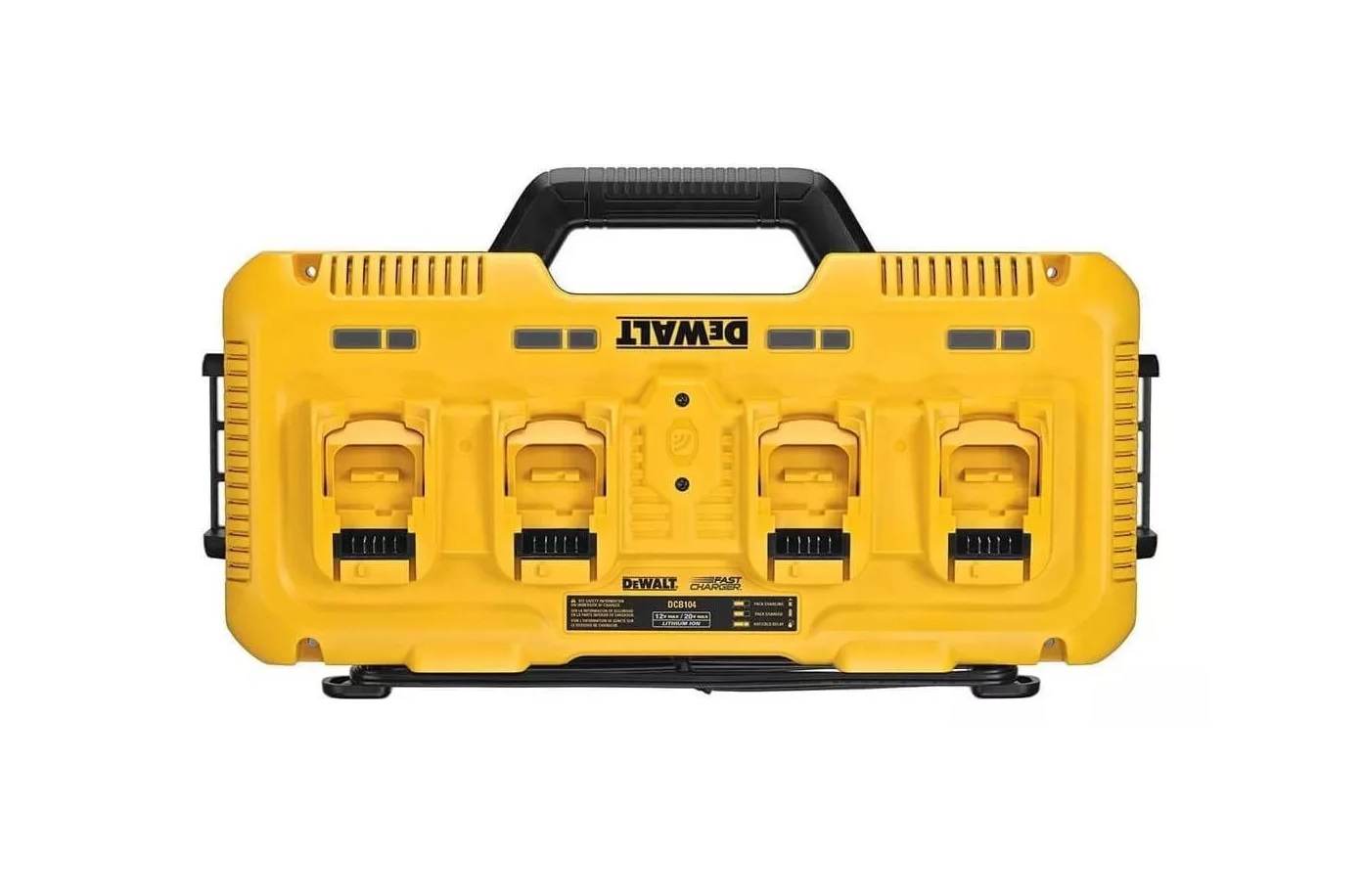 Cargador Rapido Simultaneo Dewalt DCB104 De 4 Puertos Multiples