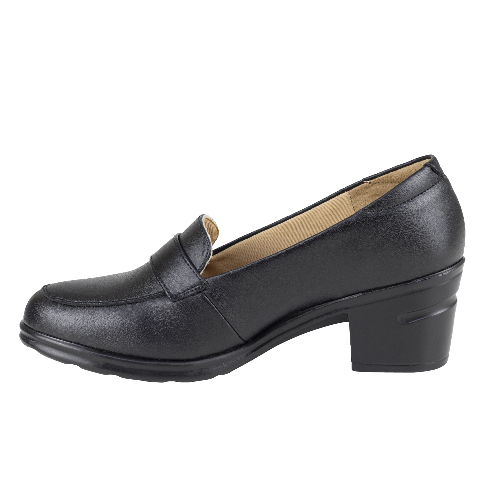 Zapatos De Tacón Para Mujer Vicenza Loafer 24105 Negro Piel