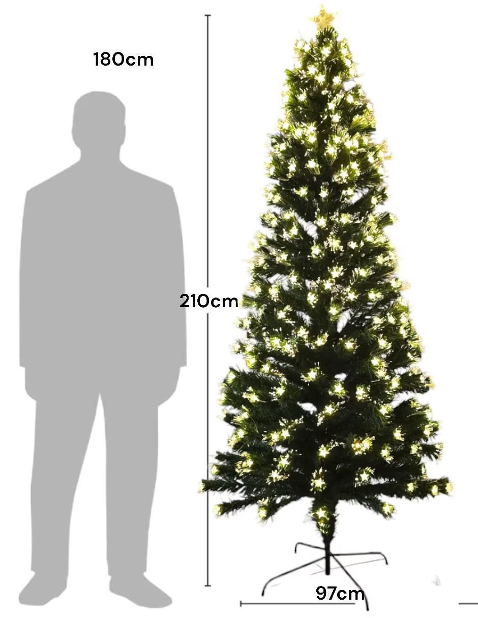 Arbol de Navidad con luces incluidas