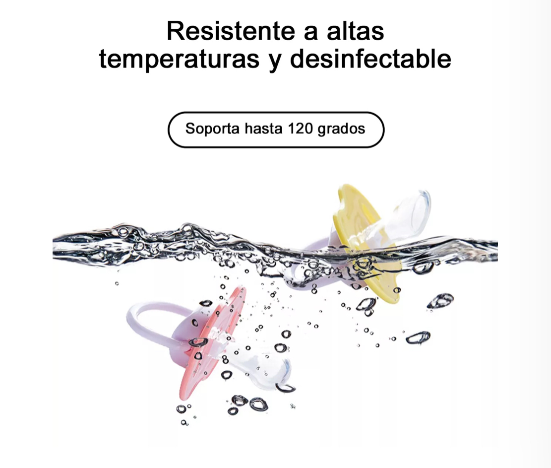 Chupones Wünd Para Bebes Caricatura+cadena De Chupete Anticaída Azul