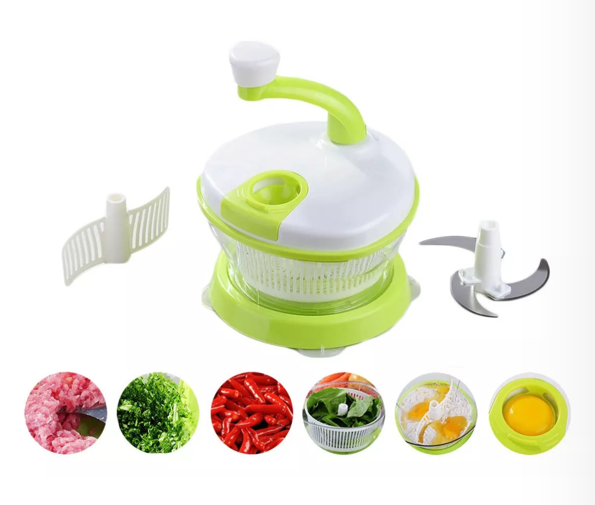 Escurridor Procesador Manual Alimentos Verduras Frutas Carne