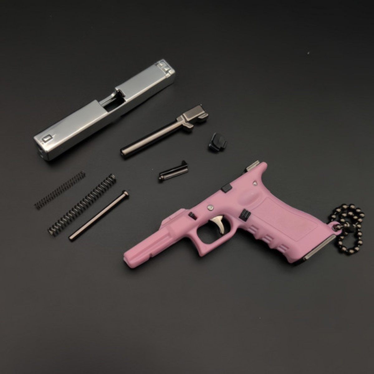 Llaveros De Moda Armas De Fuego Pistola Replica Glock Azul