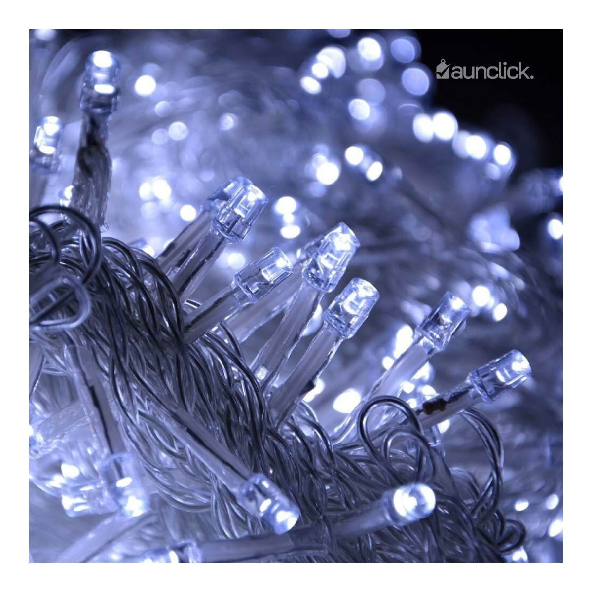 Serie Navideña Cascada Led 20 mts 1000 Luces Exterior Navidad - Blanco Frio