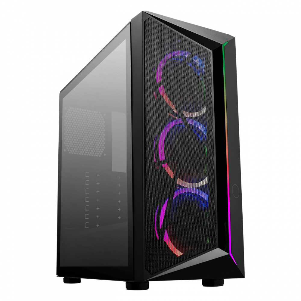 Gabinete Cooler Master CMP 510 con Ventana, Midi Tower, ATX/Micro ATX/Mini-ITX