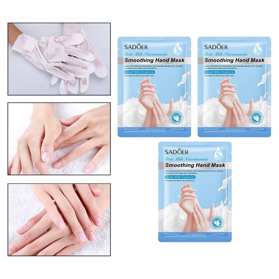 Paquete 5 Pares Mascarilla Guantes Para Manos Hidratante .