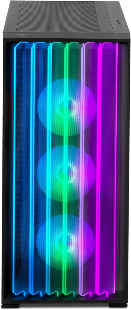 Gabinete Yeyian Mirage X con Ventana, Midi-Tower, ATX/Micro-ATX/ITX