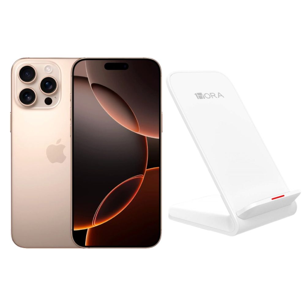 iPhone 16 Pro Max 256GB Desierto CHIP Desbloqueado + Base Cargador