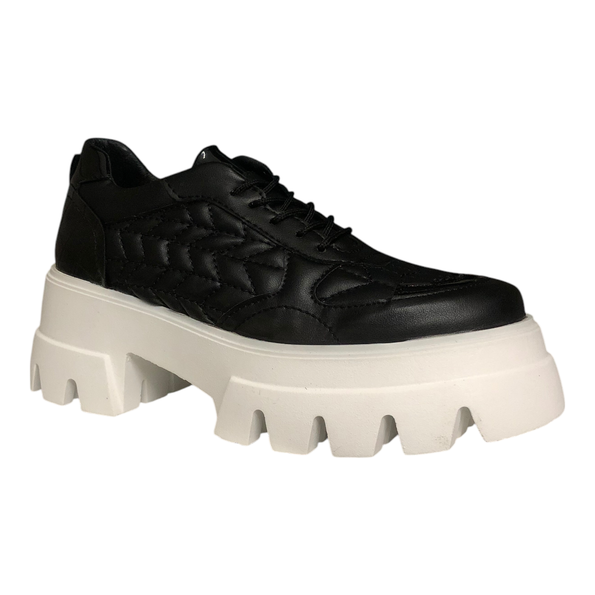 Tenis Plataforma Para Dama Color Negro Via Libera