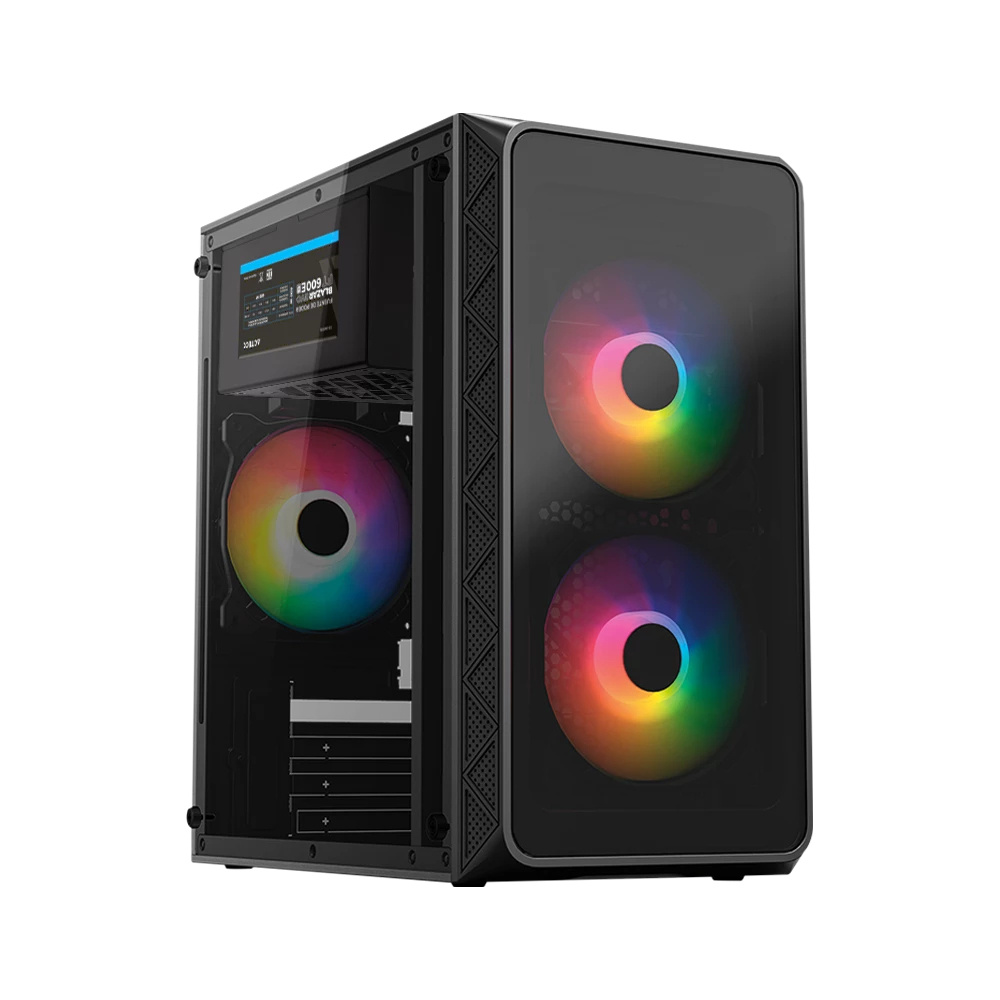 Gabinete Acteck Doom Pro Crystal GI730, Mini-Tower, Micro-ATX/Mini-ITX, USB 2.0/3.0
