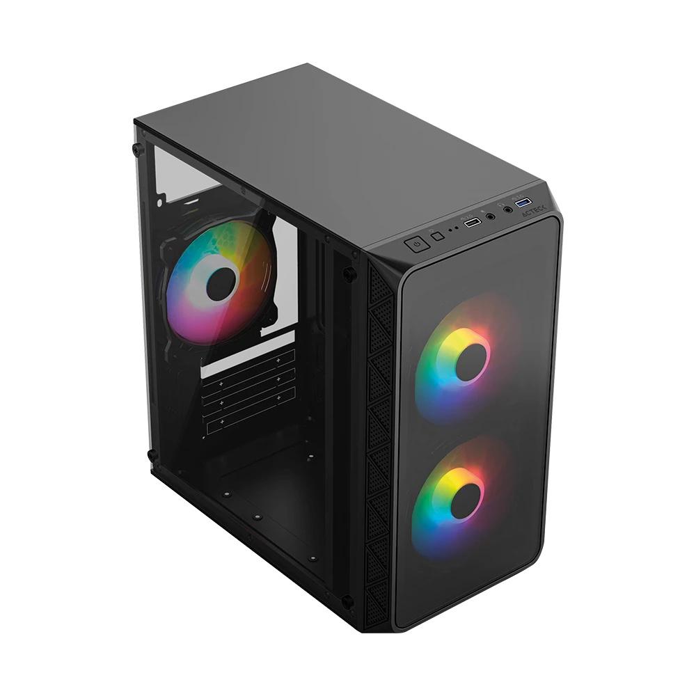 Gabinete Acteck Doom Pro Crystal GI730, Mini-Tower, Micro-ATX/Mini-ITX, USB 2.0/3.0