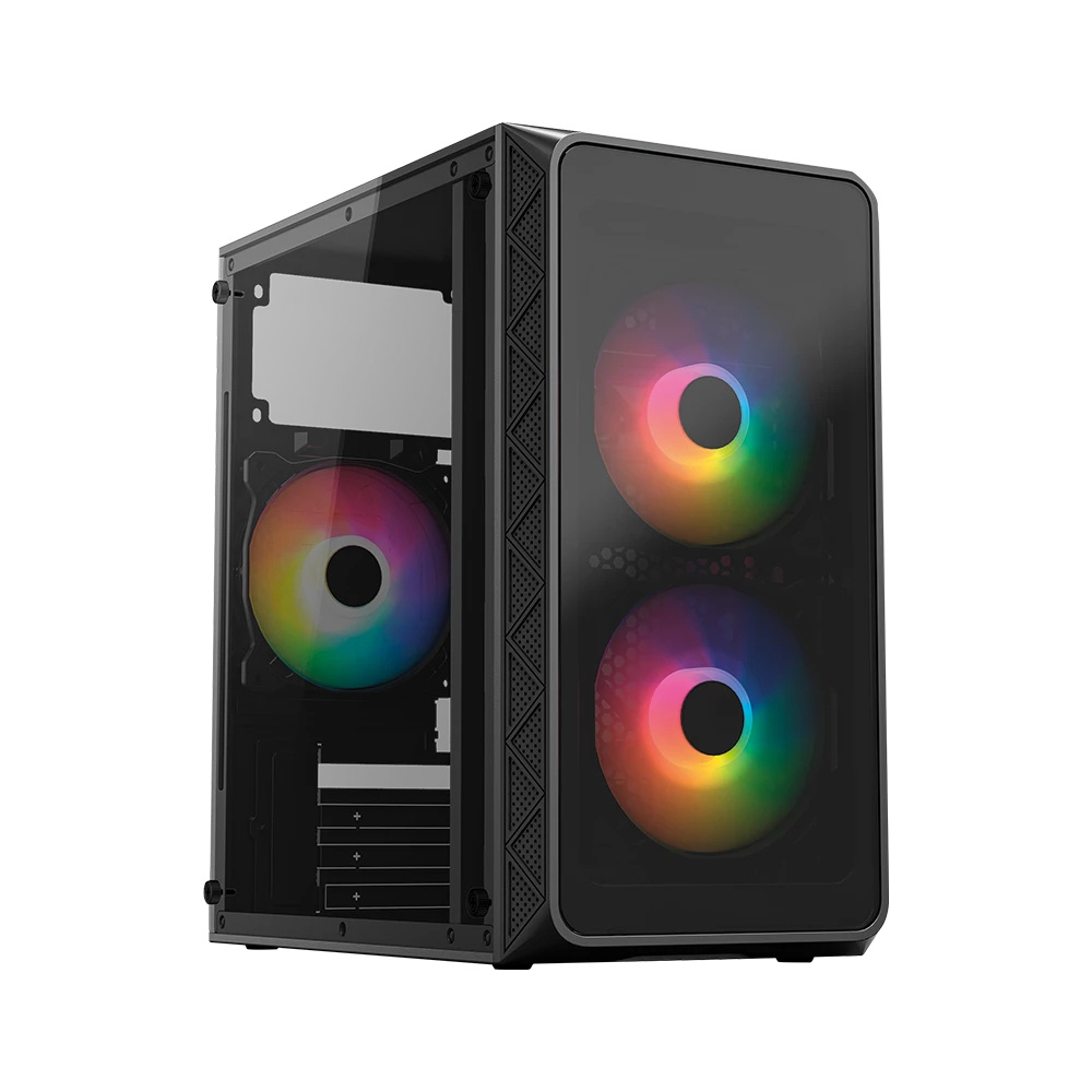 Gabinete Acteck Doom Pro Crystal GI730, Mini-Tower, Micro-ATX/Mini-ITX, USB 2.0/3.0