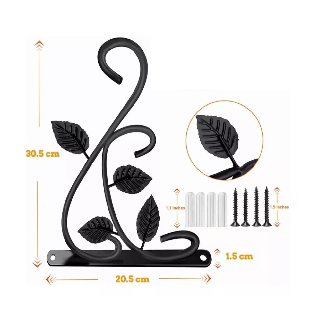 3 Pzs Soportes Para Plantas Colgantes Gancho De Pared Maceta