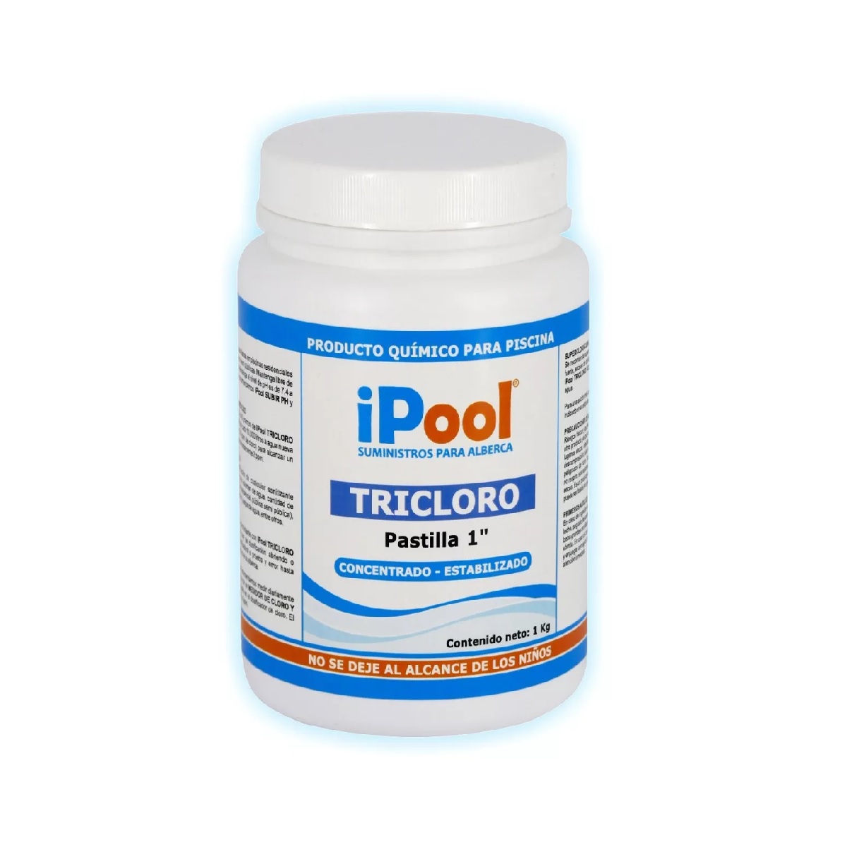 Cloro Para Alberca En Pastillas De 1 Pulgada. 1 Kg Tricloro