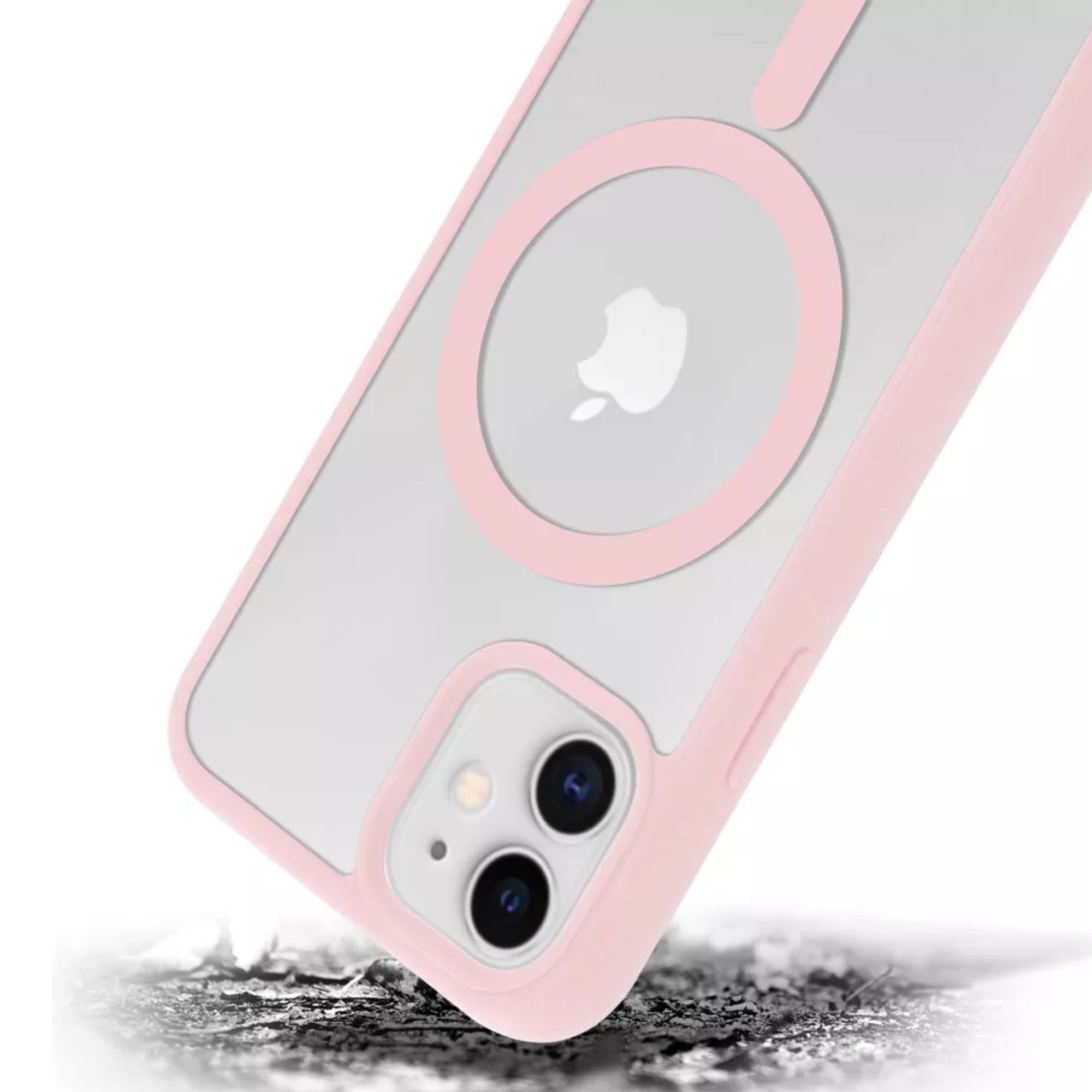 Funda Para iPhone Magsafe Uso Rudo + Cargador Iphone 16 plus Color Rosa