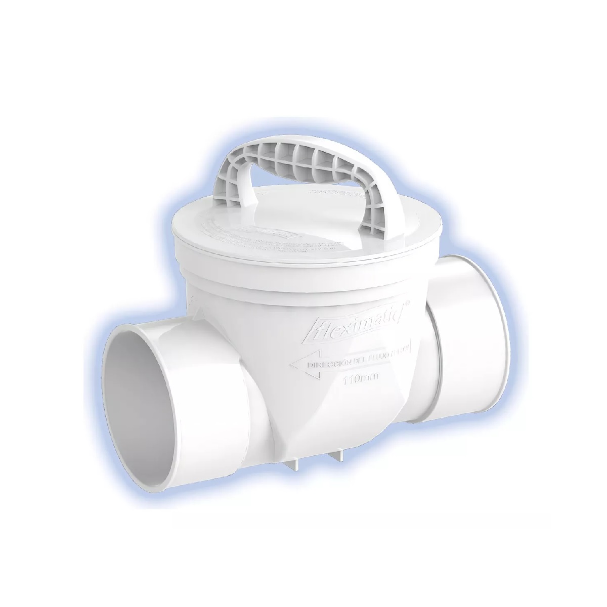 Cople Anti-retorno 4PULGADAS Abs Tapa Un Asa Fácil 2644