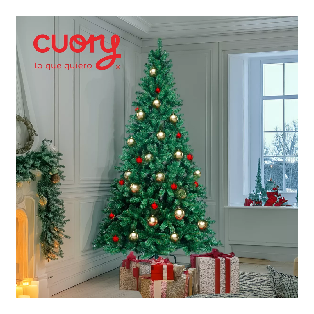 Árbol De Navidad Artificial 1.50 M
