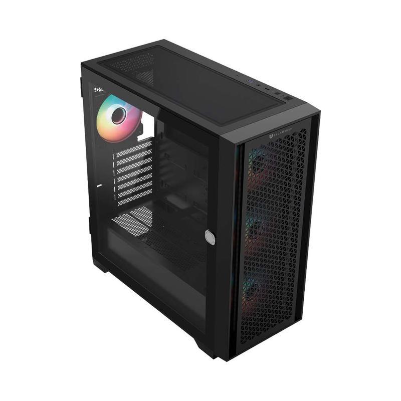 Gabinete Balam Rush Full Torre Carbon 9000/USB 3.0/2.0/USB C/4 Vent/Negro 