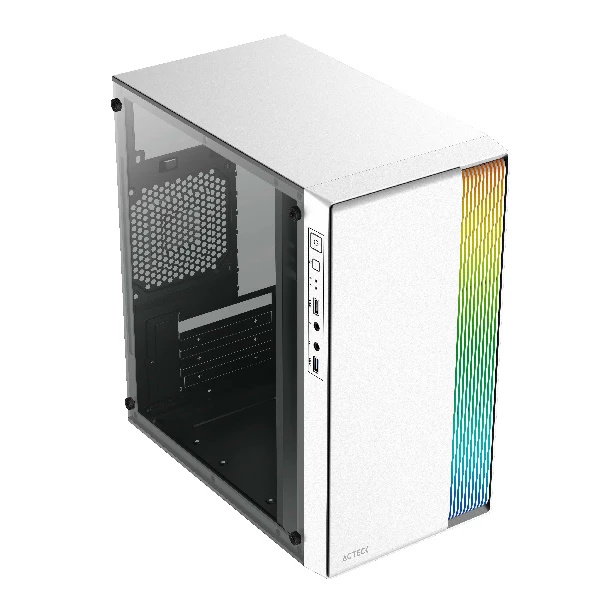 Gabinete Acteck Fusion II GI440 con Ventana, Micro Tower, micro-ATX/Mini-ITX