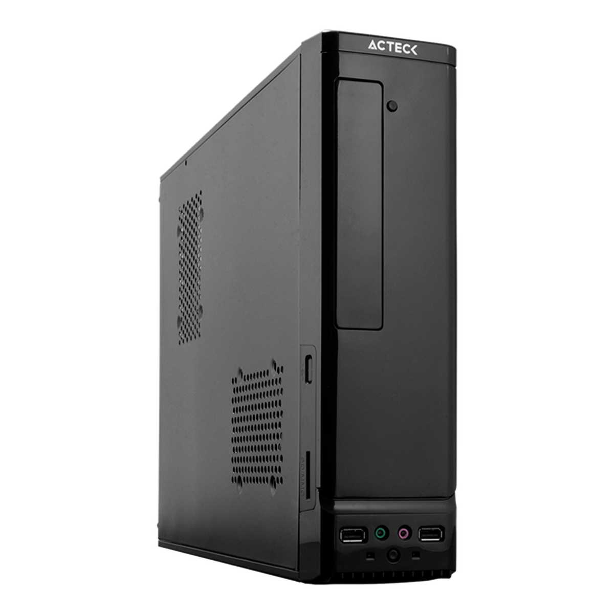 Gabinete Acteck- E Slim Micro ATX/Mini ITX/Fuente 450W/ SLIM AC-929042