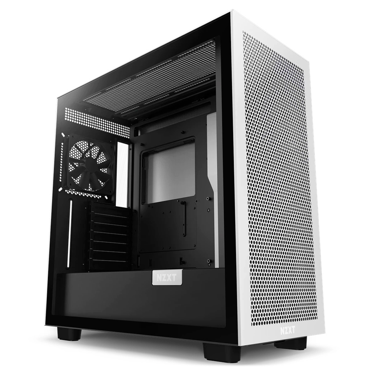 Gabinete NZXT H7 Flow con Ventana, Midi-Tower, Mini-ITX/Micro-ATX/ATX/EATX