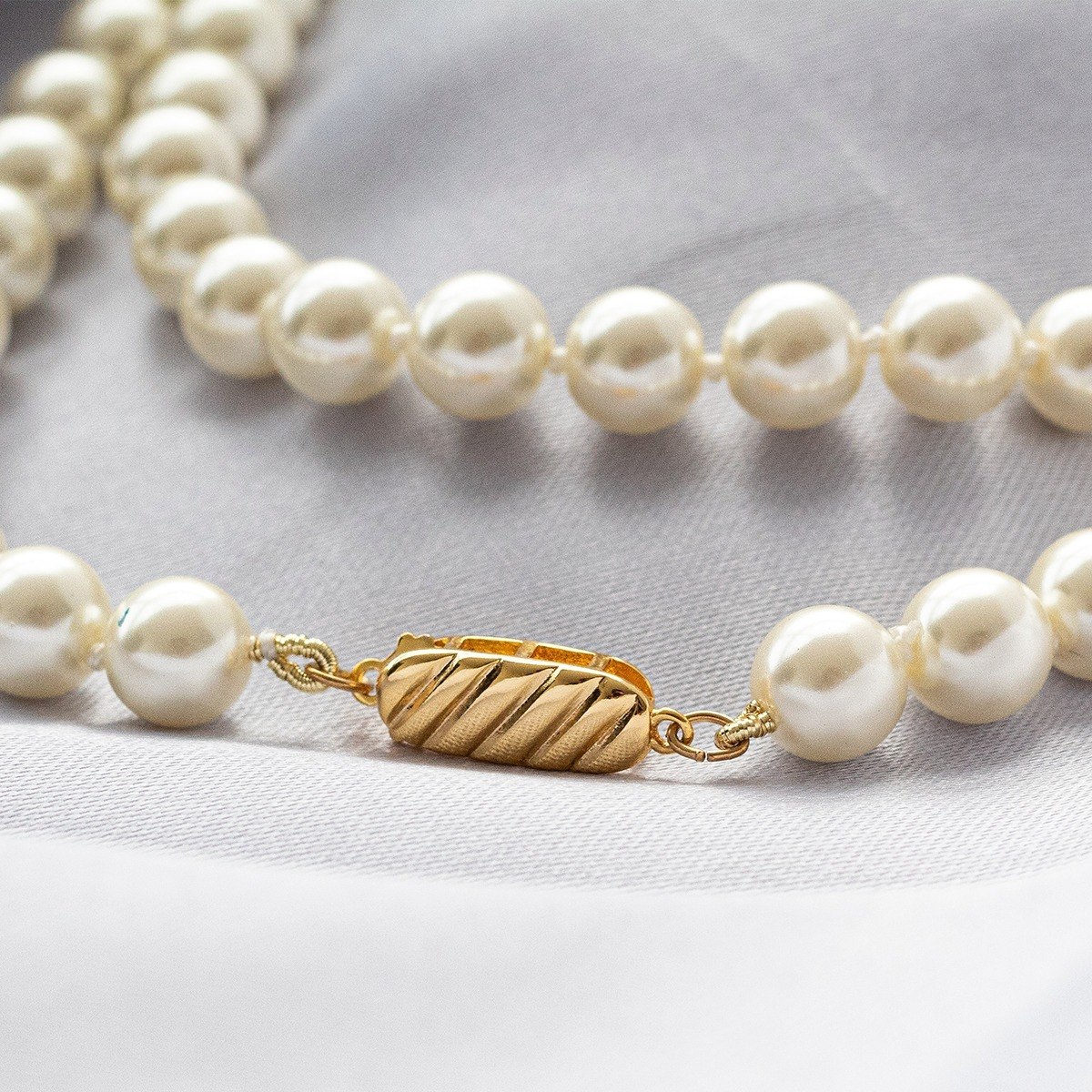 Collar Perlas de Mallorca 8mm 90cm Premium Ivory | Arette