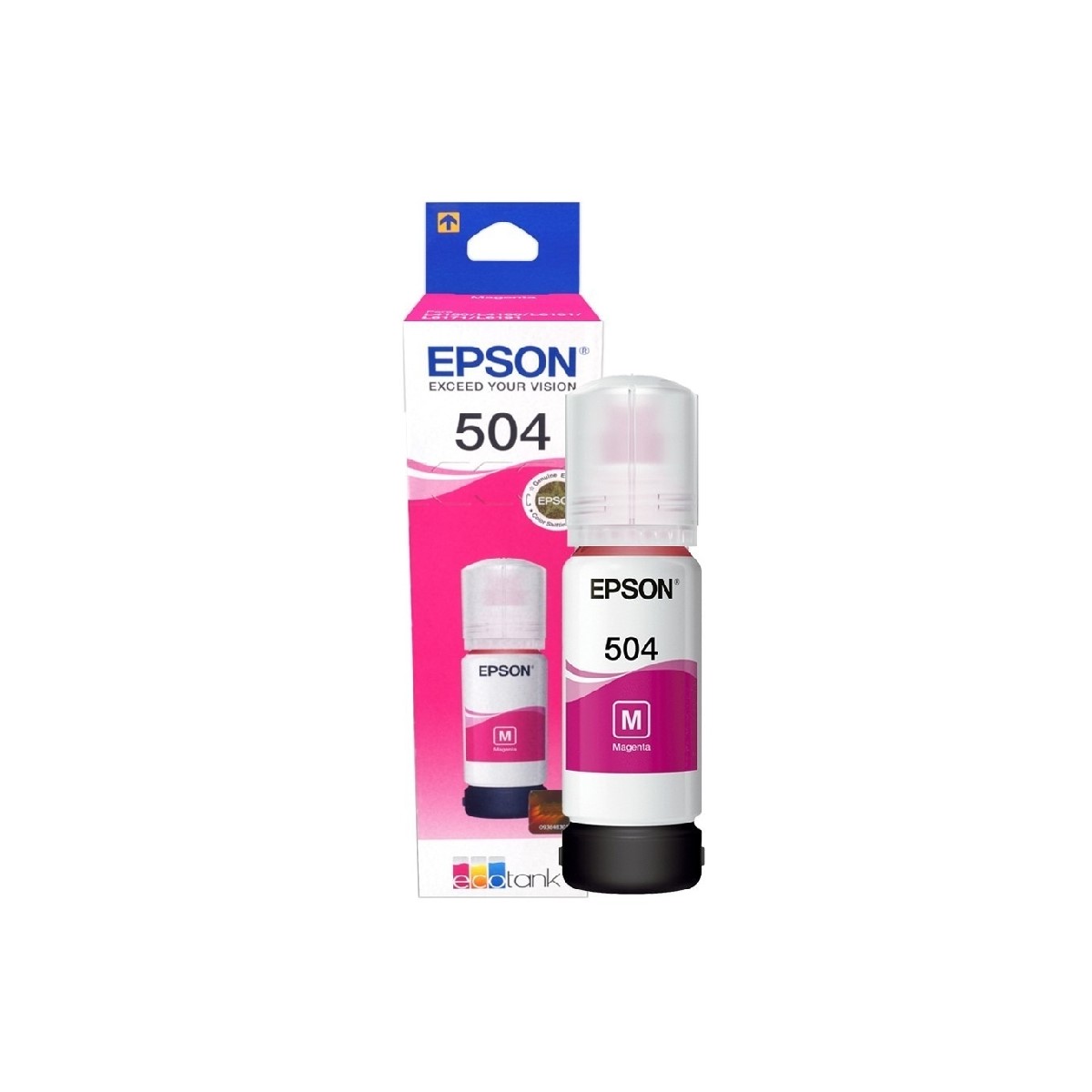 Cartucho epson modelo t504 magenta, para l4150, l4160, l6161, l6171, l6191