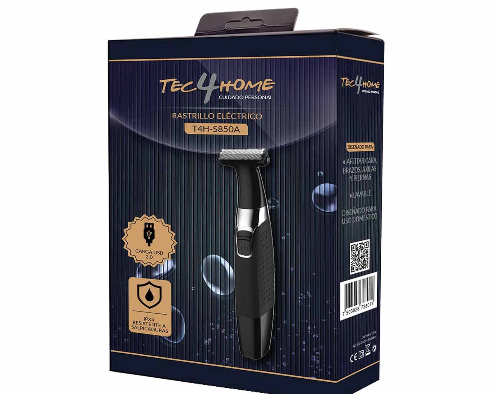 Rastrillo Tec4Home Recargable, T4H-S850A