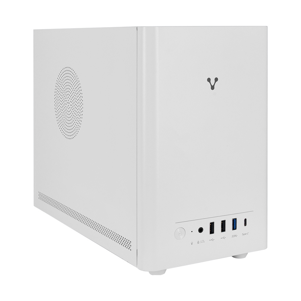 Gabinete Vorago Mini torre  MATX 2xUSB 2.0/1xUSB 3.0/1xTIPO C/5OOW GAB-210-WH