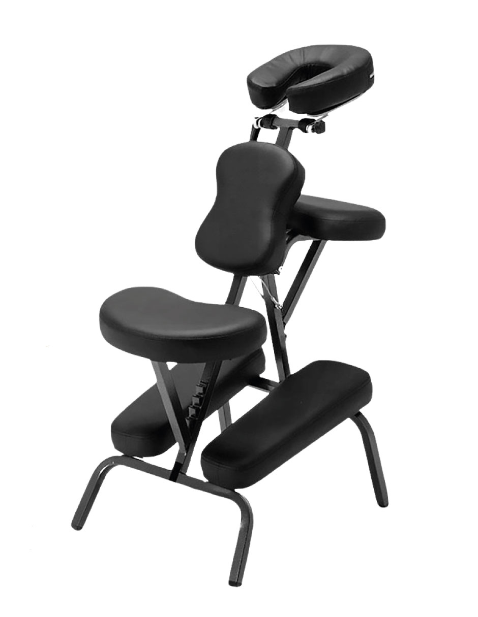 Cama De Masaje Shiatsu Color Negro Portatil
