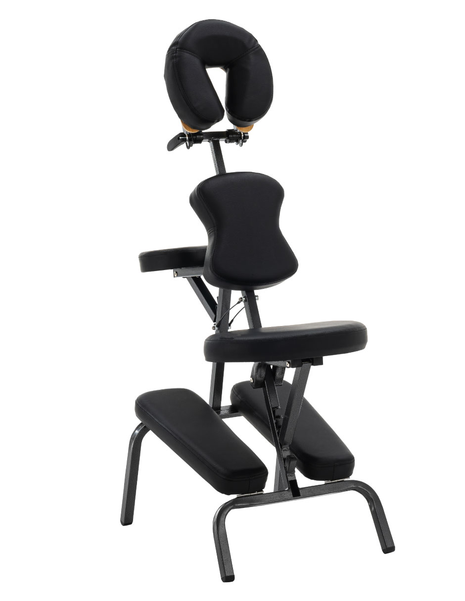 Cama De Masaje Shiatsu Color Negro Portatil