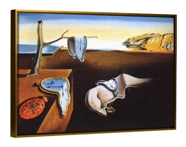 Cuadro Arte En Canvas De Dalí Calidad De Museo Con Marco