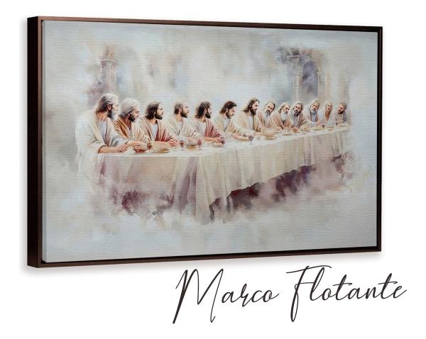 Cuadros Última Cena Lienzo Canvas Estilo Oleo Arte Religioso
