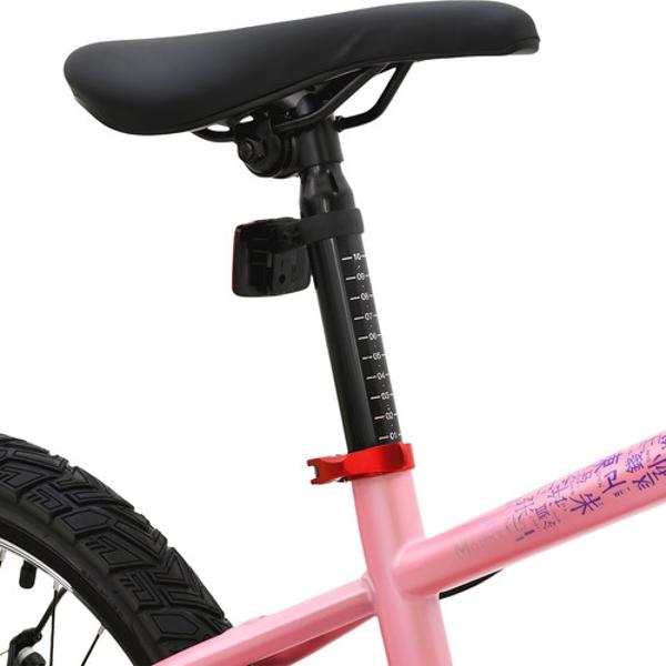 Bicicleta Infantil Niños Rodada 20 Cuadro Acero Frenos Disco Rosa