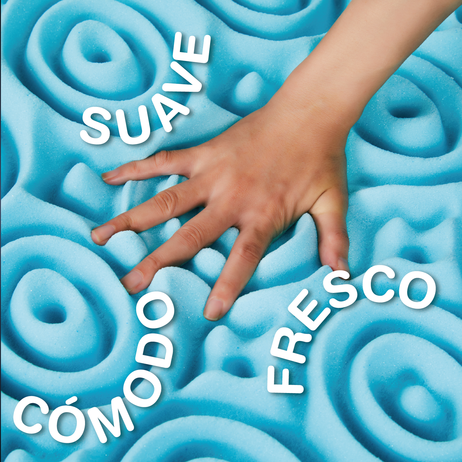 Colchoneta Individual Memory Foam 5cm SkyCare