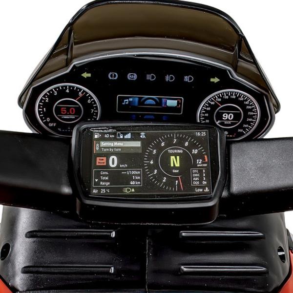 Moto Montable Eléctrica Roja Con Luz Y Claxon
