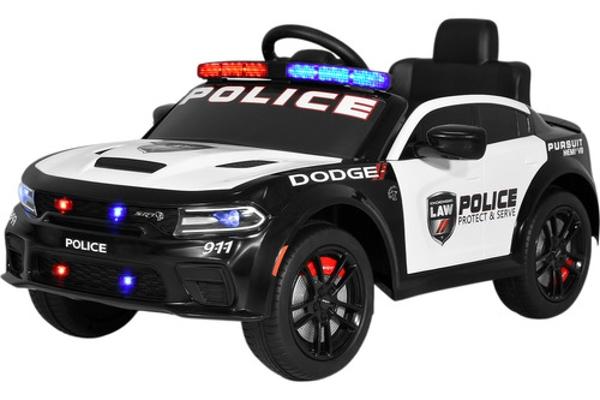 Carro Eléctrico Montable Policía 12v  Luz Led.