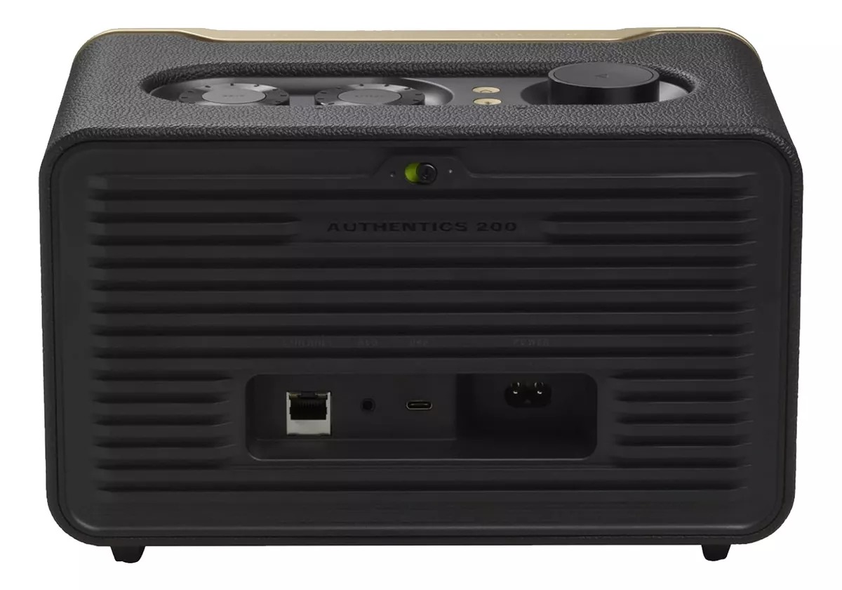 Bocina Portátil Retro Jbl Authentics 200 Wi-fi Bluetooth Color Negro