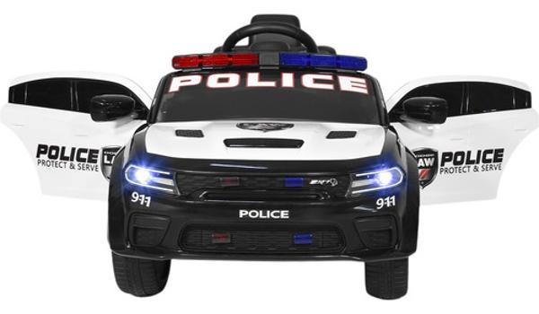 Carro Eléctrico Montable Policía 12v  Luz Led.