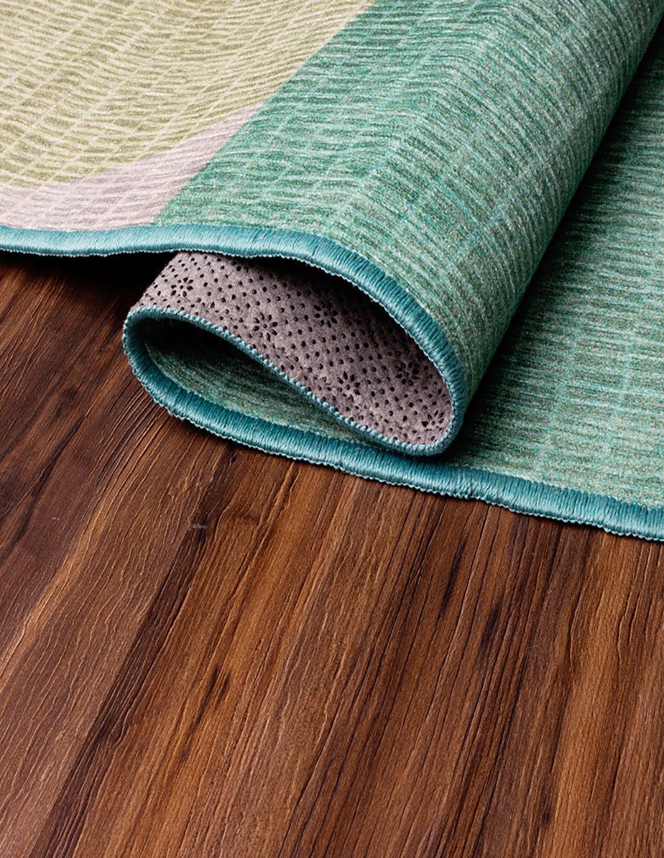 Tapete Alfombra Decorativo Lavable Cove Verde - Fine Art Tj
