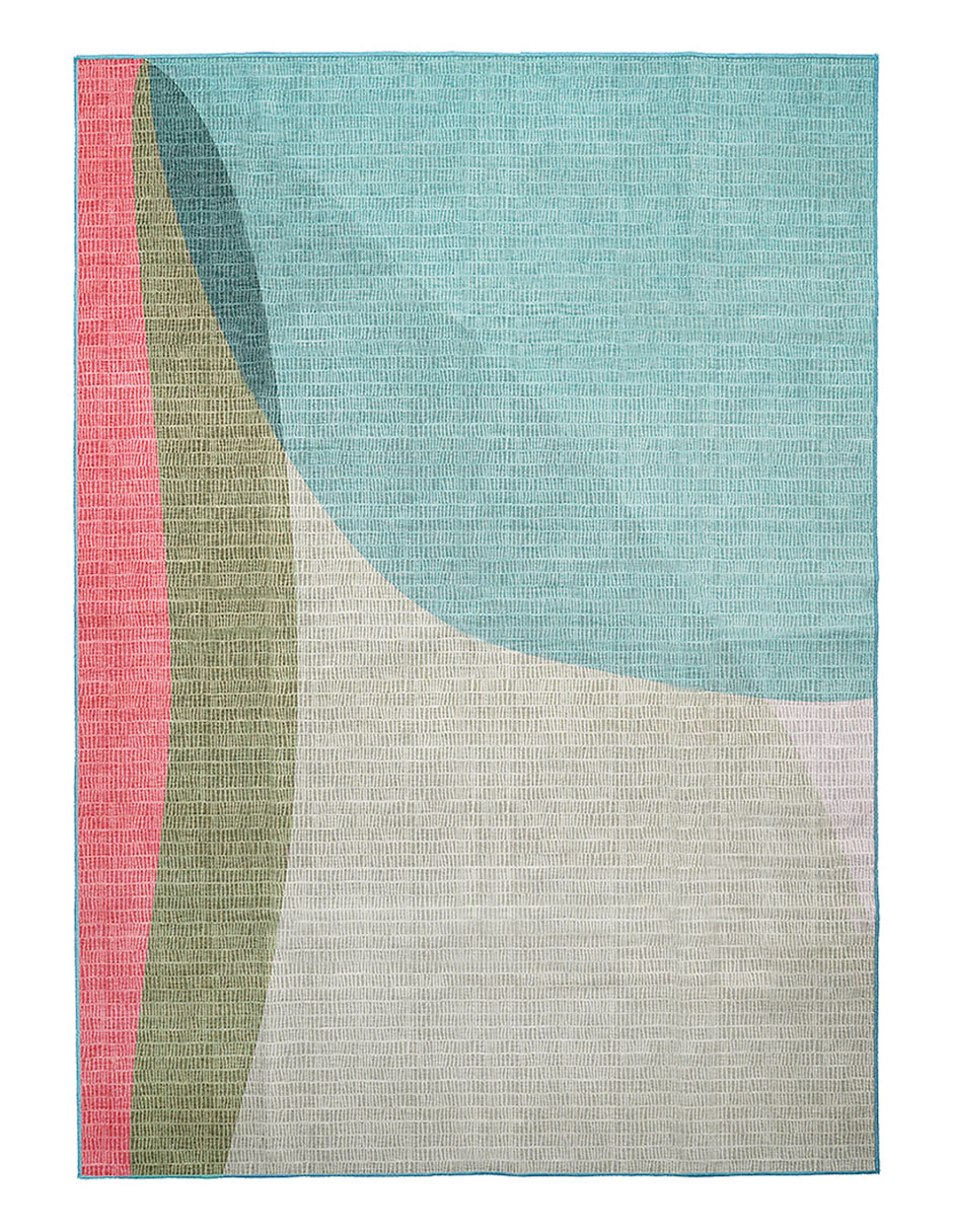 Tapete Alfombra Decorativo Lavable Cove Verde - Fine Art Tj