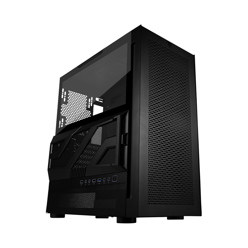 Gabinete Game Factor CSG800 con Ventana, Midi-Tower, ATX/Micro-ATX/ITX/E-ATX