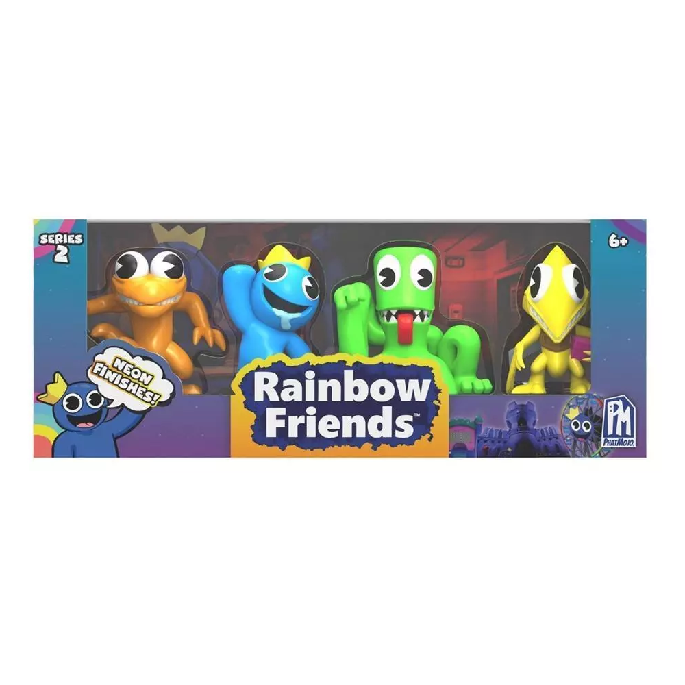 Rainbow Friends Neon Finales Set 4 Figuras Series 2