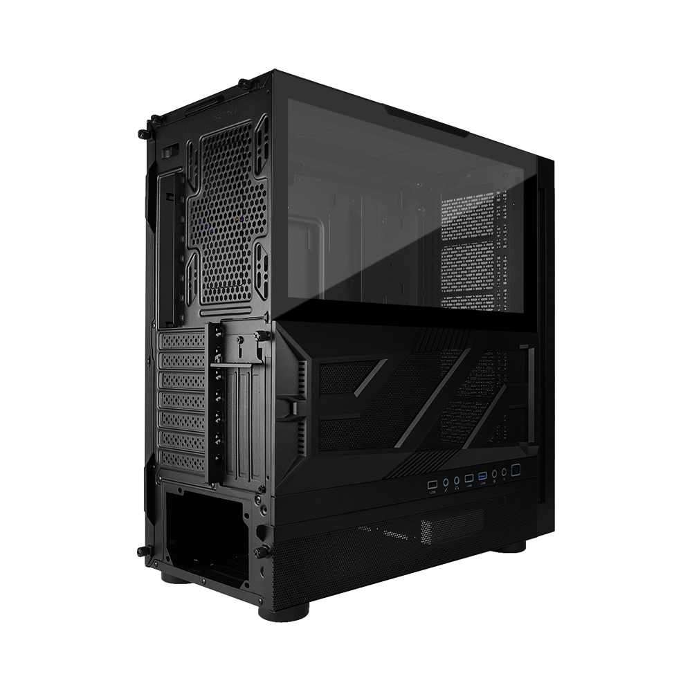 Gabinete Game Factor CSG800 con Ventana, Midi-Tower, ATX/Micro-ATX/ITX/E-ATX